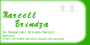 marcell brindza business card